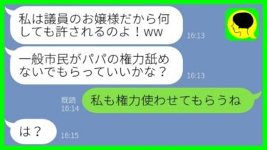 【LINE】私の婚約者に一目惚れした議員の溺愛娘が略奪宣言「譲らないとパパが圧力かけるから」→負けじとこちらも圧力返しをした結果…w【総集編】【ミドリのネタ帳】