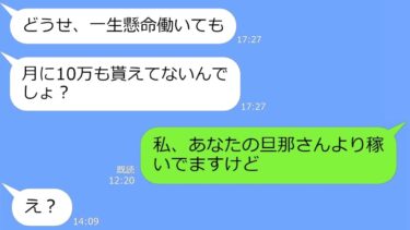 【LINE】母子家庭の私を底辺扱いして勝手に旅行から外すママ友「貧乏人は無理ｗ」→私「あなたの旦那より稼いでます」…マウント女の悲しい末路ｗ【総集編】【LINEサロン】