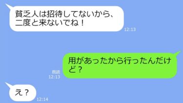 【LINE】セレブ自慢で私を見下すタワマンに住むマウントママ友「貧乏人はパーティに呼んでないわ！」→勘違い女にある事実を教えた結果ｗ【総集編】【LINEサロン】