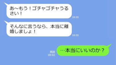 【LINE】気弱な夫をなめて離婚届で脅してマウントとるアフォ嫁「私に逆らった離婚よｗ」→温厚な俺がブチギレた結果ｗ【スカッと】【LINEサロン】