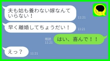 【LINE】高収入な嫁の転職を断固反対する姑「私と息子を養えないなら離婚しろ」→あっさりと了承した時の義母の反応が…w【総集編】【ミドリのネタ帳】