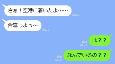 【LINE】結婚8周年の記念日の大事なハワイ旅行にタダ便乗目的で乱入してきたDQN義妹→ある作戦で騙して置き去りして帰ってきた結果ｗ【LINEサロン】