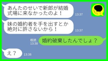 【LINE】妹の結婚式当日に突然のブチギレ連絡「私の婚約者を奪うなんて許せない！返せ！」私「え？婚約破棄したんでしょ？」→妹の勘違いを訂正してやった結果www【ミドリのネタ帳】