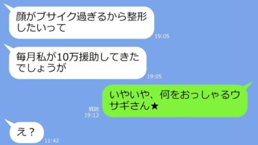 【LINE】義実家に毎月10万円仕送りしている私に義母「もう無理！毎月の仕送り止めるからね！」私「え？何の仕送りでしょうか？」→真実が…ｗ【総集編】【LINEサロン】