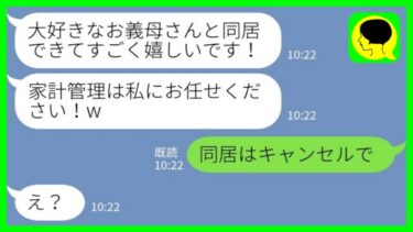 【LINE】長男嫁「お義母さんと同居できてうれしいです！今日からよろしくお願いします」私「同居はキャンセルでw」→その後、優しい嫁が豹変した理由がwww【ミドリのネタ帳】