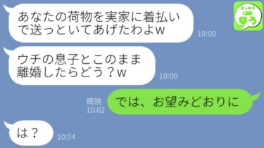 【LINE】会社の有給を使い兄の結婚式に行くと姑「一生帰って来るなwそのまま離婚してくれる？w」→言われた通りにした結果、義母は絶望することにw【スッキリLINEなう】