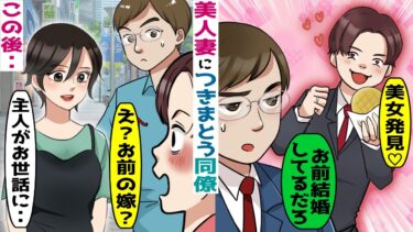 同僚の美人妻につきまとうDQN男「お前じゃ釣り合わねーよ！俺がもらうわｗ」→手段を選ばぬ嫌がらせが始まり【スカッと総集編】【知人のLINE物語】