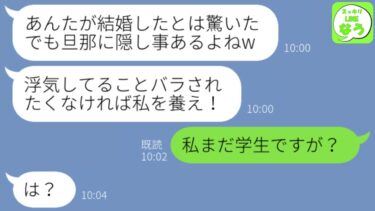 【LINE】浮気離婚して出ていった母が私達夫婦の結婚を知って無理やり家に押し入ってきて「私と同居して一生養ってねw」→勘違いしているDQN母に真実を伝えてあげた結果www【スッキリLINEなう】