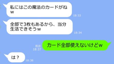 【LINE】同居する義妹が私のクレカを3枚奪って海外逃亡→他人のクレカで夢の海外生活しようとしたアフォ女の末路ｗ【総集編】【LINEサロン】