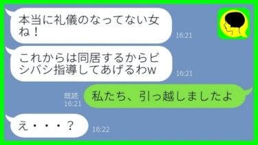 【LINE】離婚で出戻った義姉が実家を乗っ取り計画「義妹は黙って出てけ」→素直に言う通りにした結果、迷惑女発狂…w【総集編】【ミドリのネタ帳】